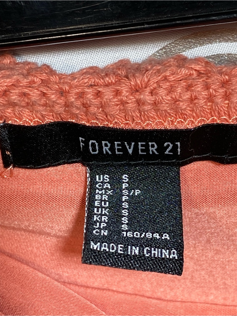 Forever 21 Coral Crochet Mini Skirt - Picture 4 of 9